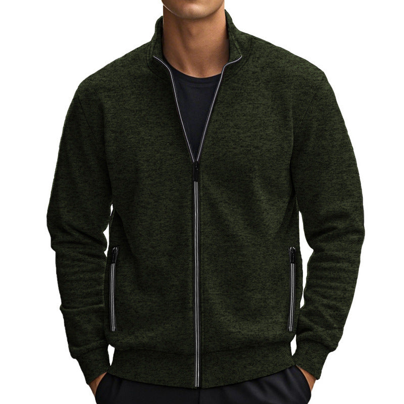 Sport leisure jacket for men with high collar and zip pockets Lune London