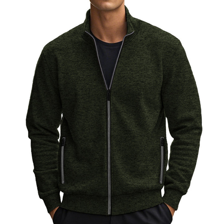 Sport leisure jacket for men with high collar and zip pockets Lune London