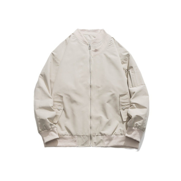 Casual bomber jacket for men with zipper and side pockets Lune London