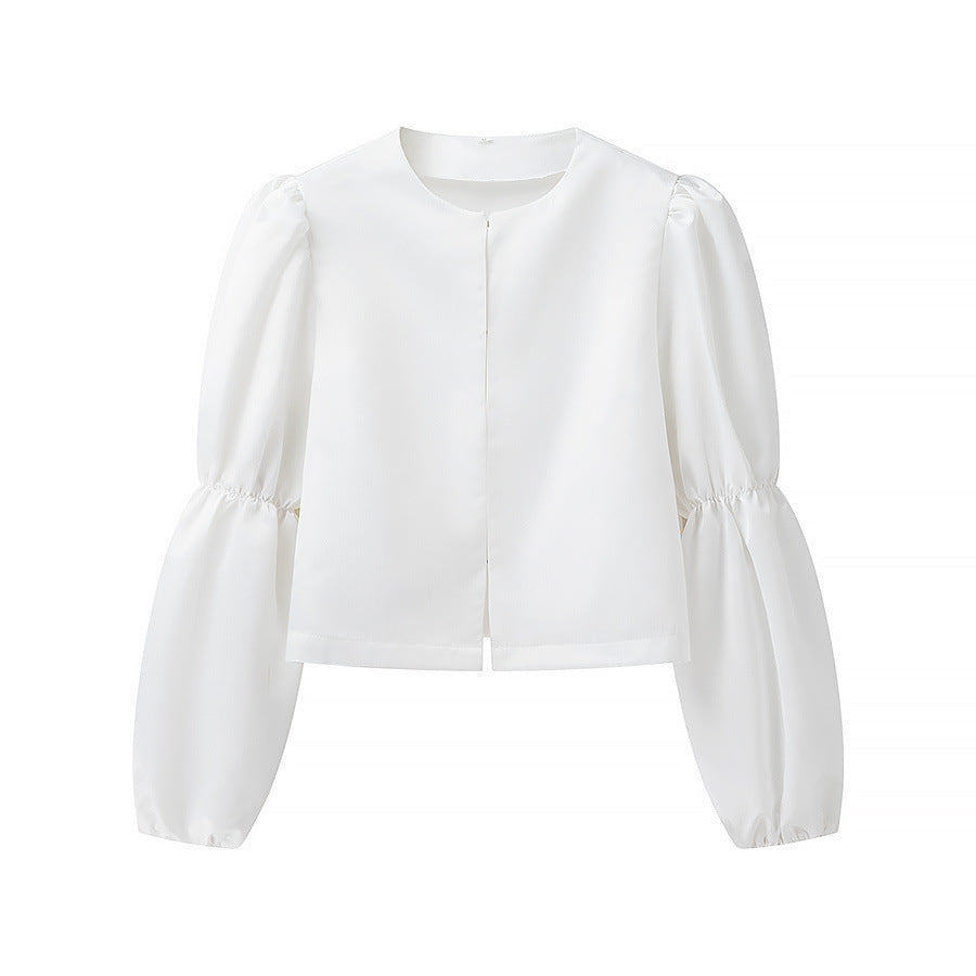 Elegant blouse for women with puff sleeves Lune London