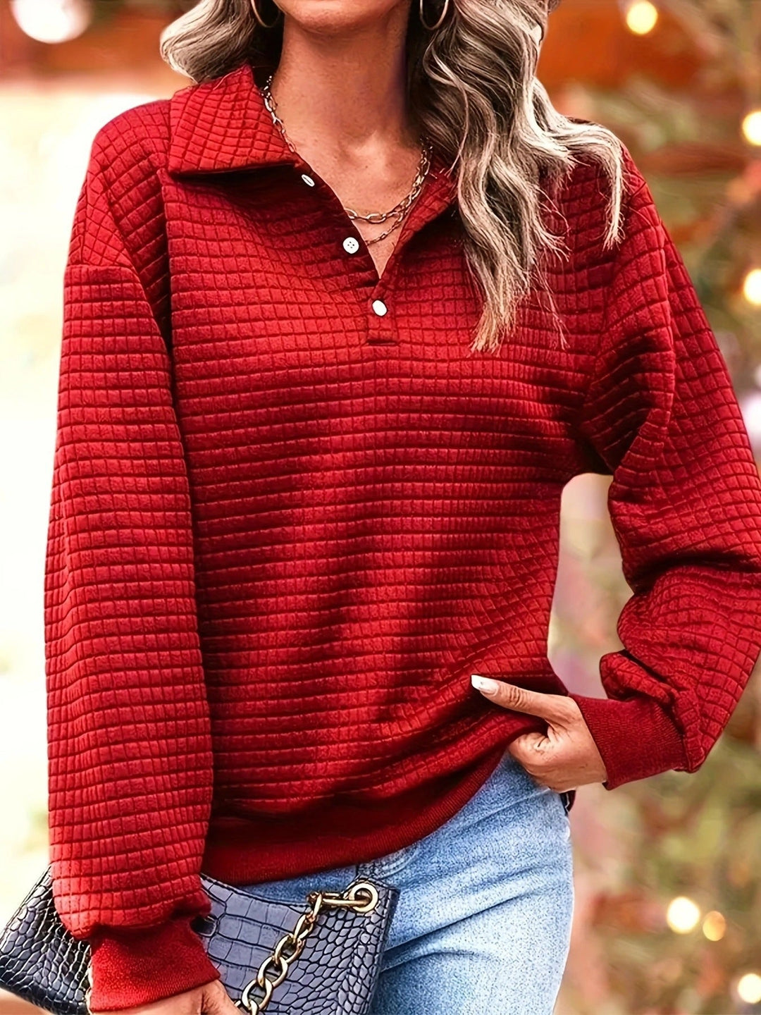 Lune London | Polo shirt with Waffle collar