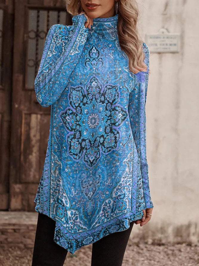 Ladies elegant and modern long T-shirt Lune London