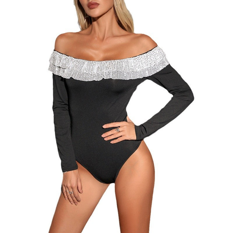 Woman Off-Shoulder Ruffled Body Lune London