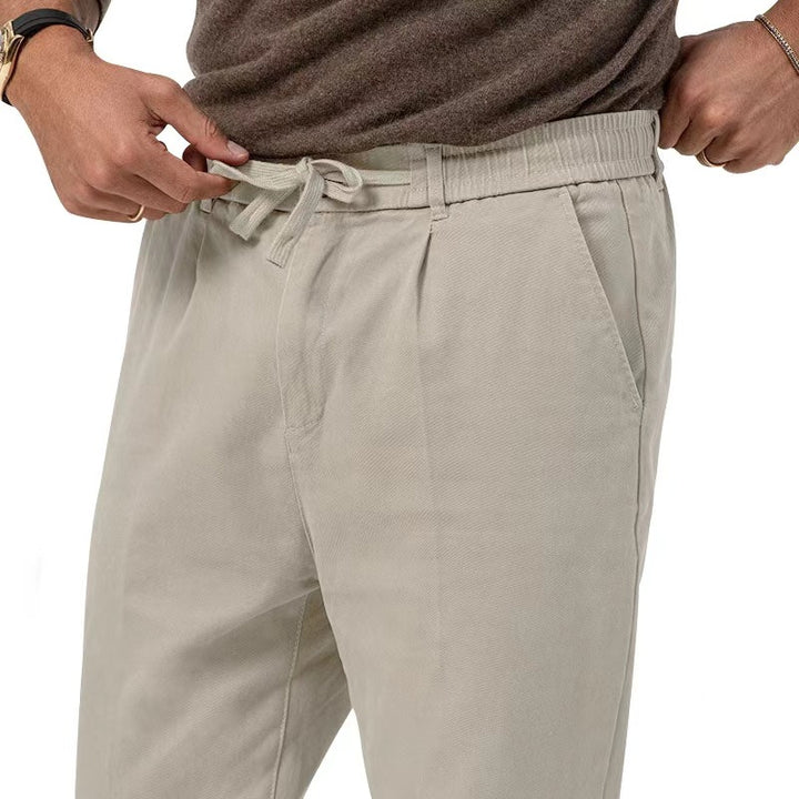 Pantalons de loisirs pour hommes confortables avec taille élastique Lune London