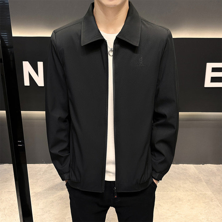 Fashionable transitional jacket for men with anti-moisture function Lune London