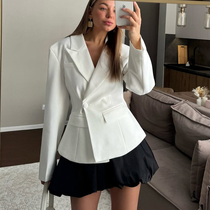 Lune London fitted elegant blazer women