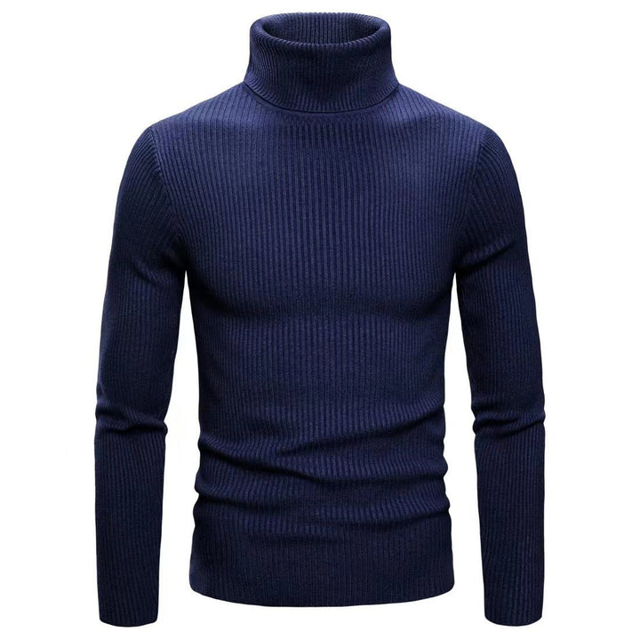 Lune London | Men's High-Quality Turtleneck Sweater made of fine Ribbed Fabric