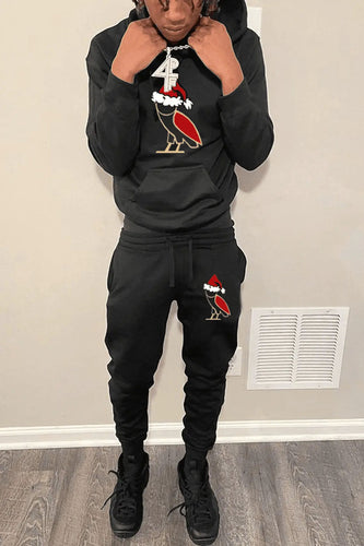 Women's hoodie and jogger pants set with festive design Lune London