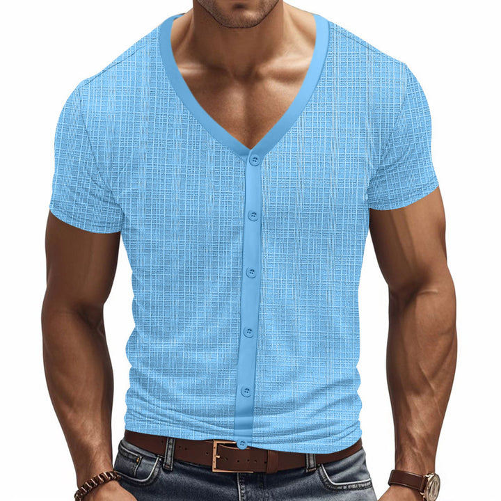 Short sleeve shirt for men with structured design Lune London