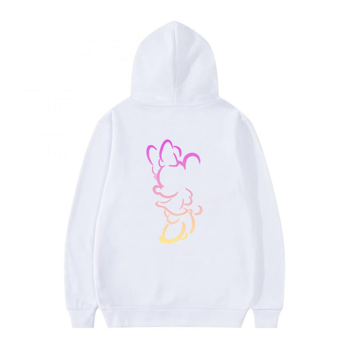Women's hoodie with artistic cloud design and soft inner lining Chic & Stil