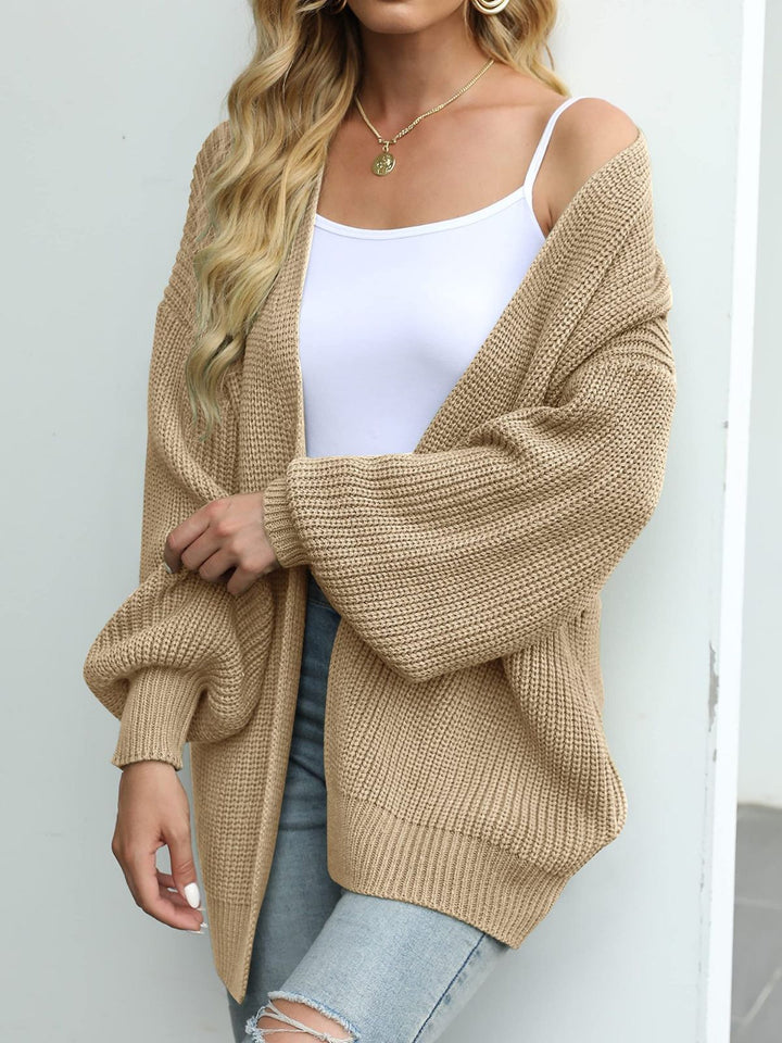 Lune London | Women's Oversized Cardigan with Deep Cut