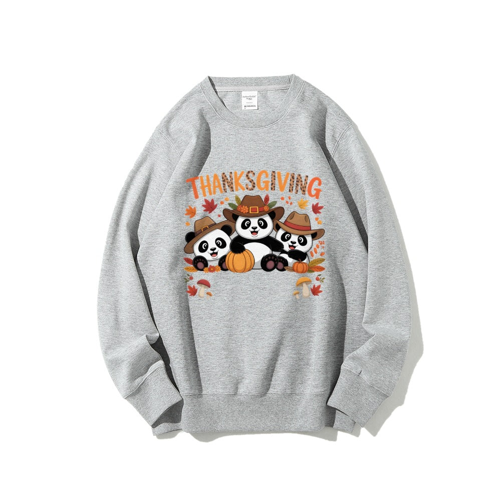 Sweat-shirt pour femmes avec design d'animal amusant et motif d'automne Chic & Stil