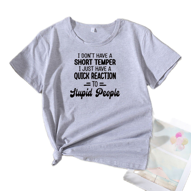 Funny quote T-shirt women Lune London