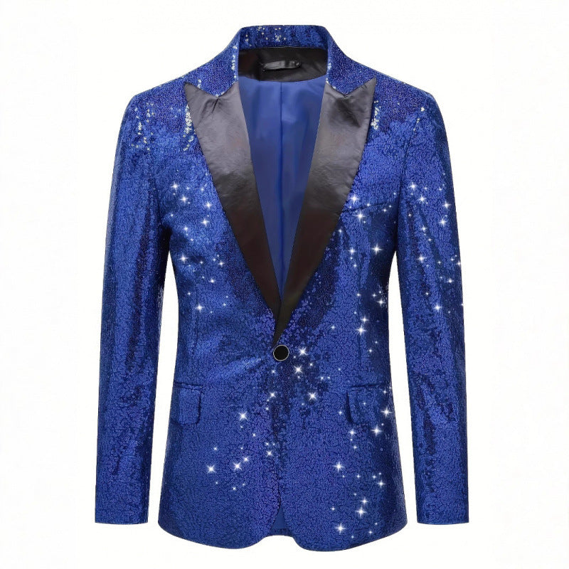 Men's Luxury Sequin Blazer Lune London