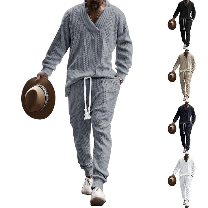 Men Knitted Sweater and Jogging Suit Lune London