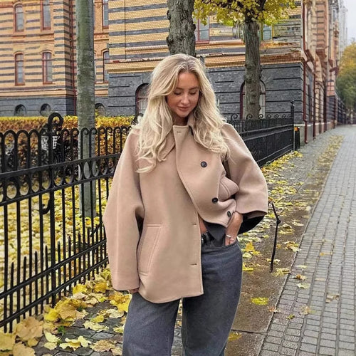 Casual fleece overshirt jacket for women Lune London
