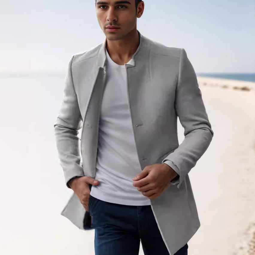 Chic and stylish fitted blazer for men