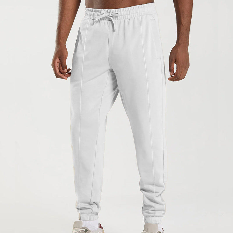 Men's comfortable leisure jogging pants with elastic waistband and side pockets Chic and style