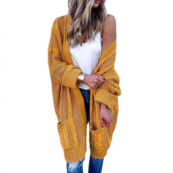 Veste en maille dames au design en tricot torsadé Chic & Stil