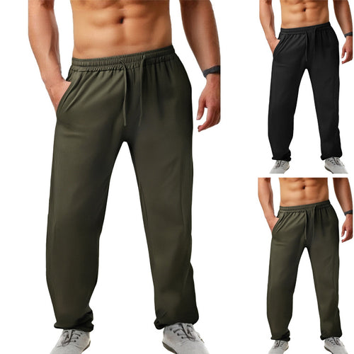 Sporty sweatpants for men with elastic waistband and side pockets Lune London