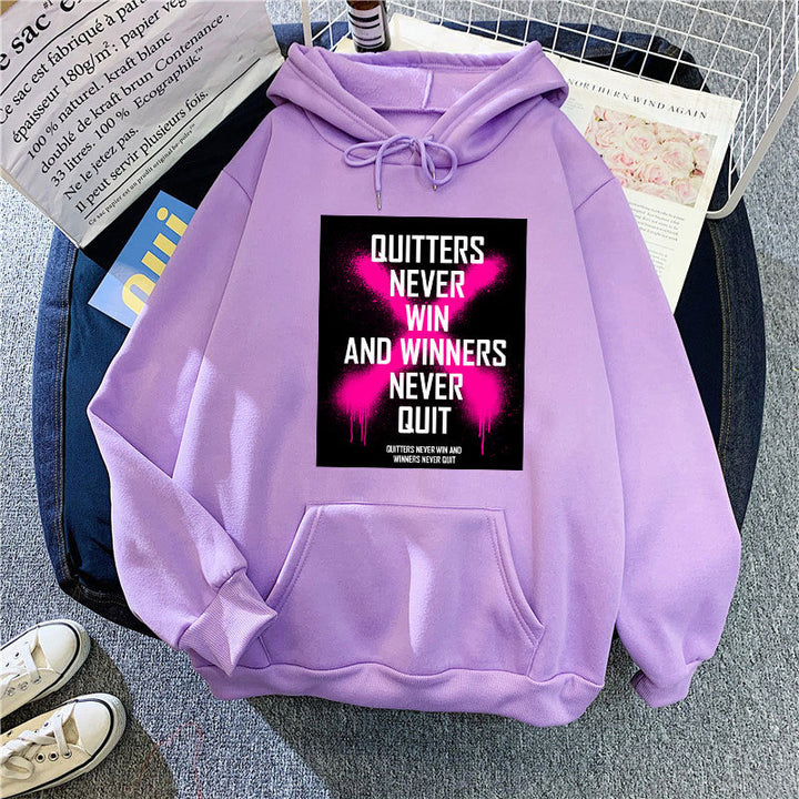 Women's hoodie with inspiring motif Chic & Stil