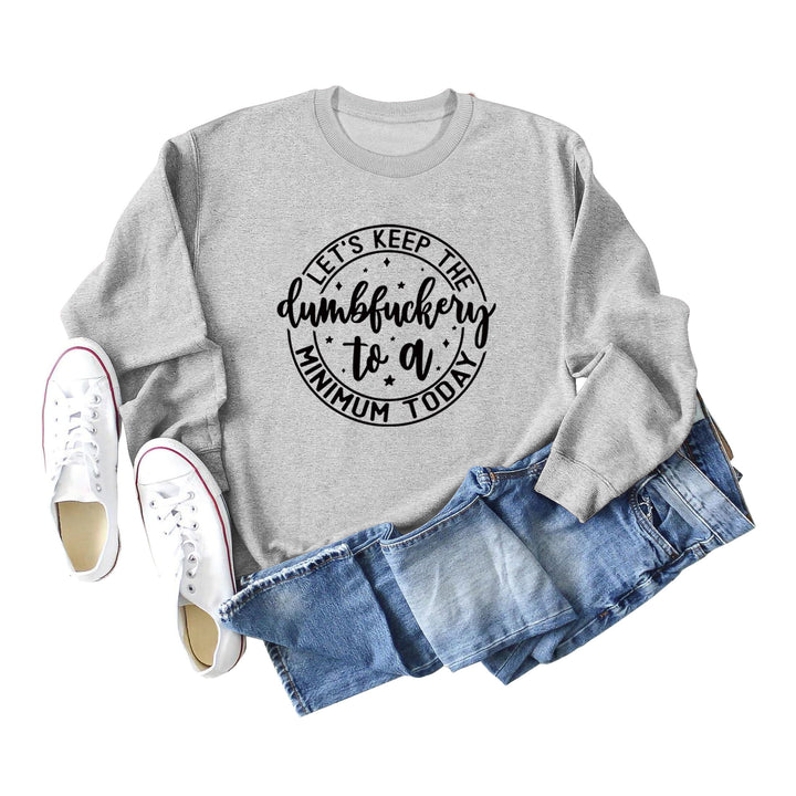 Sweat-shirt graphique pour femmes avec impression motivante Chic & Stil