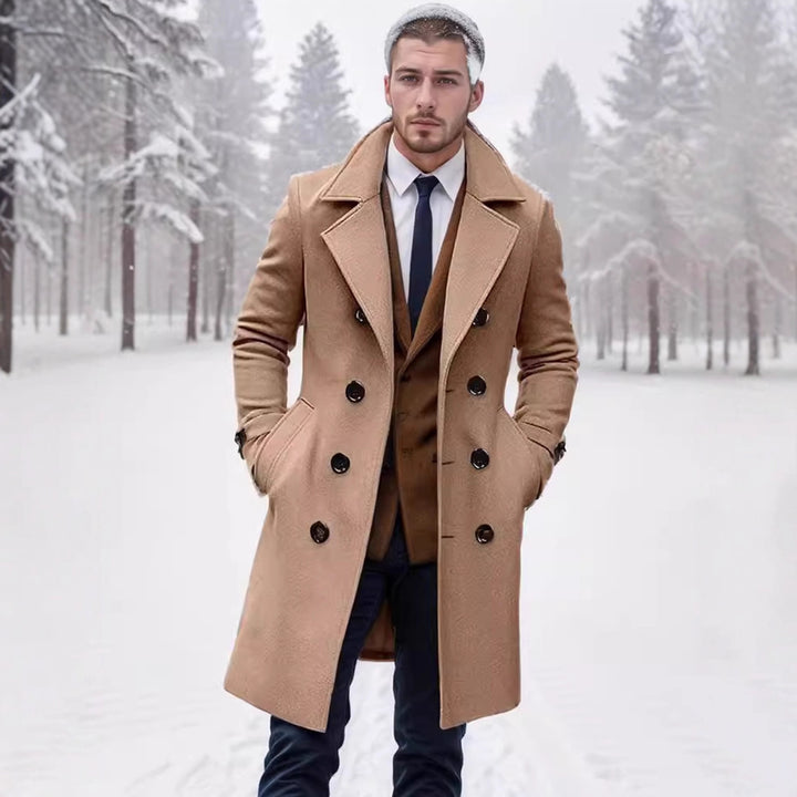 Elegant wool coat for men Lune London