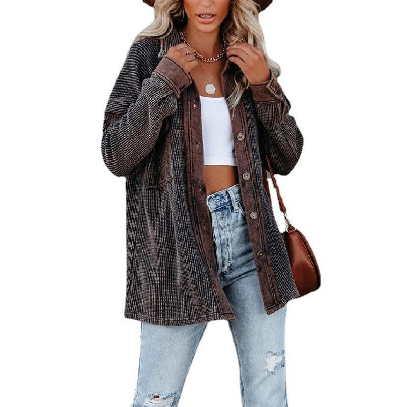 Casual overshirt jacket for women with a structured design and practical pockets Lune London
