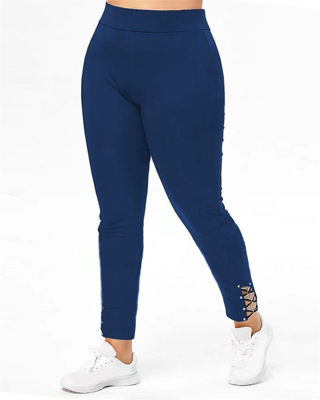 Women's sports leggings with stylish lace-up details Lune London