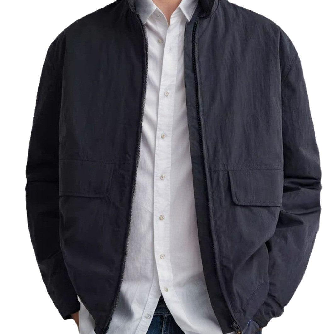 Casual transition jacket for men with practical outer pockets Lune London