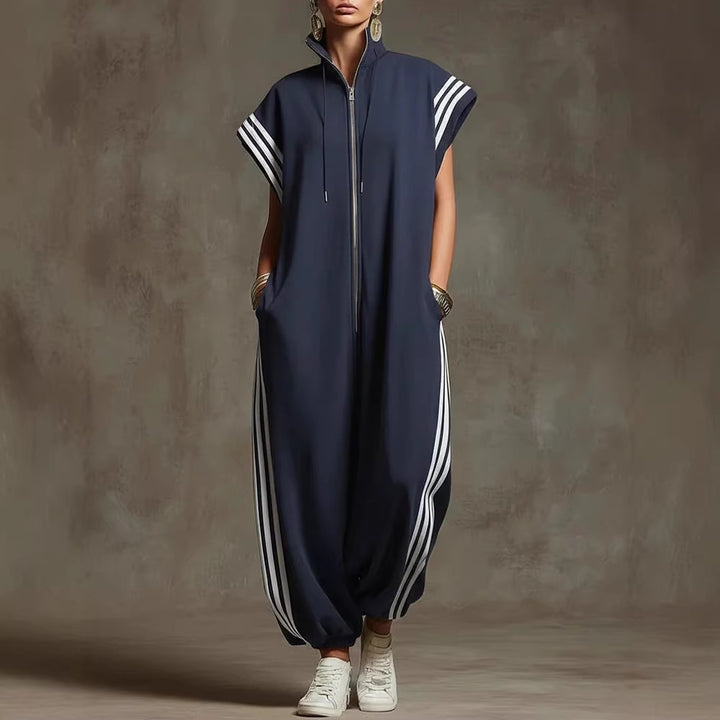 Women Stylish Jumpsuit with Modern Contrasts Lune London