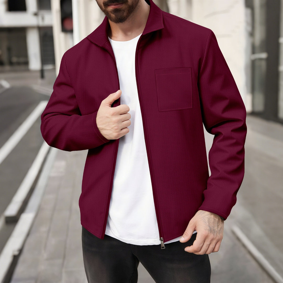 Casual men's jacket with a modern design and a practical chest pocket Lune London