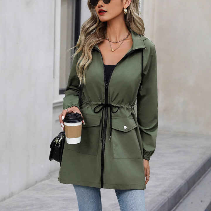 Leisure jacket for women with adjustable waist and practical outer pockets Lune London