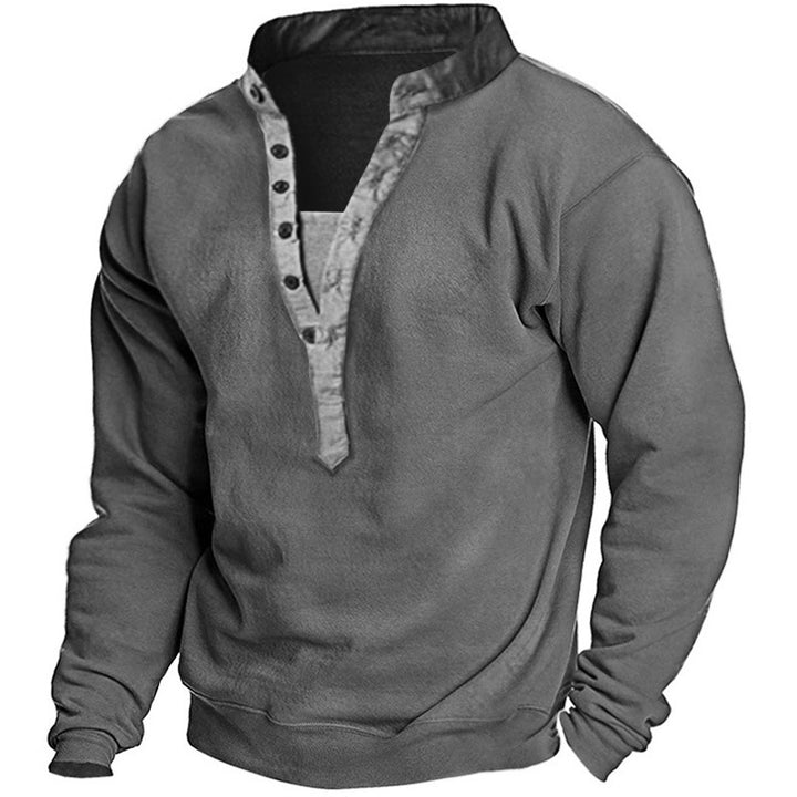 Long sleeve shirt for men with elegant button closure and practical chest pocket Lune London