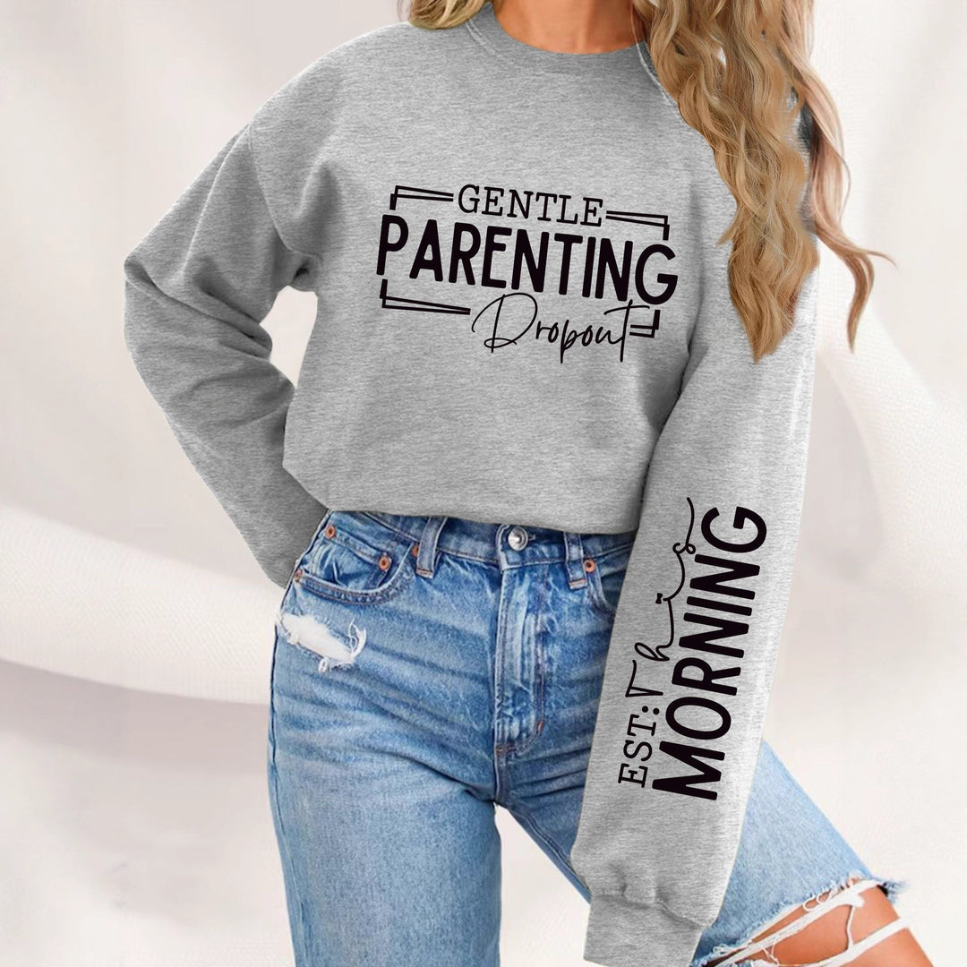Sweat-shirt pour femmes avec motif parenté unique imprimé et coupe décontractée Chic & Stil