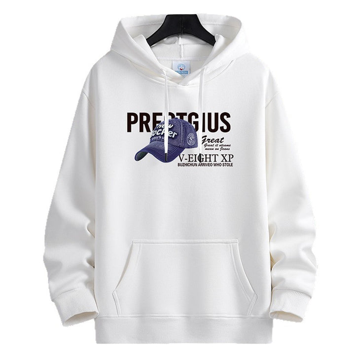 Women's Hooded Sweatshirt with Creative Graphic Design and Practical Kangaroo Pockets Chic & Stil