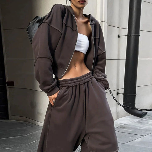 Women Relaxed-Fit Hoodie and Jogging Pants Set Chic & Style