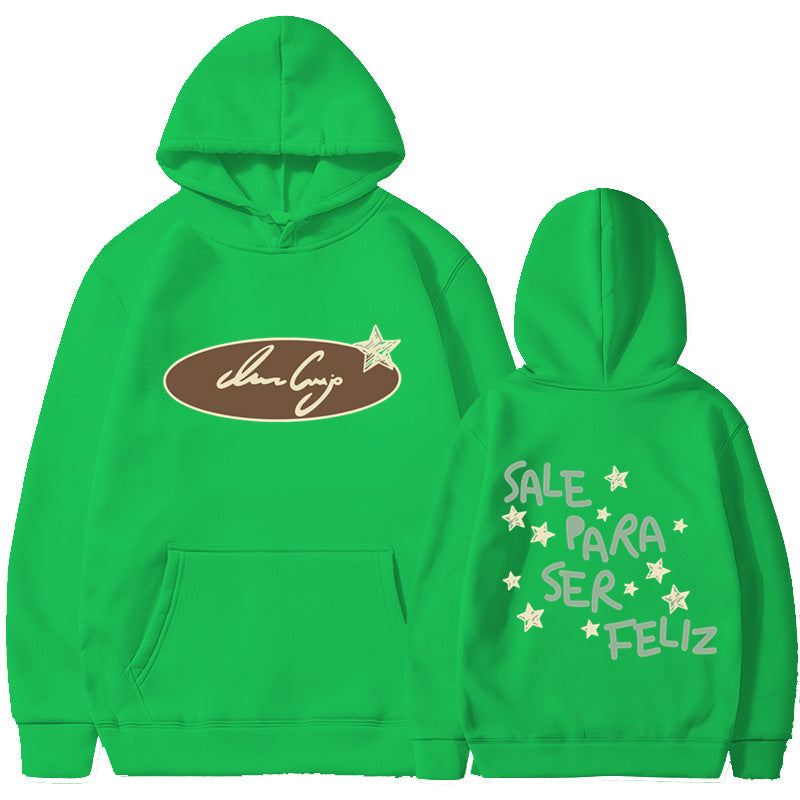 Women's hoodie sweatshirt with creative lettering and eye-catching design Chic & Stil