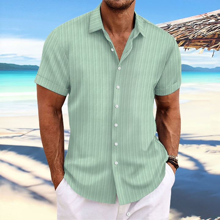 Casual short-sleeved striped shirt for men Lune London