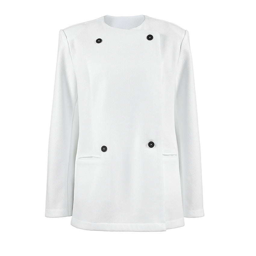 Oversized wool jacket for women with elegant cut Lune London