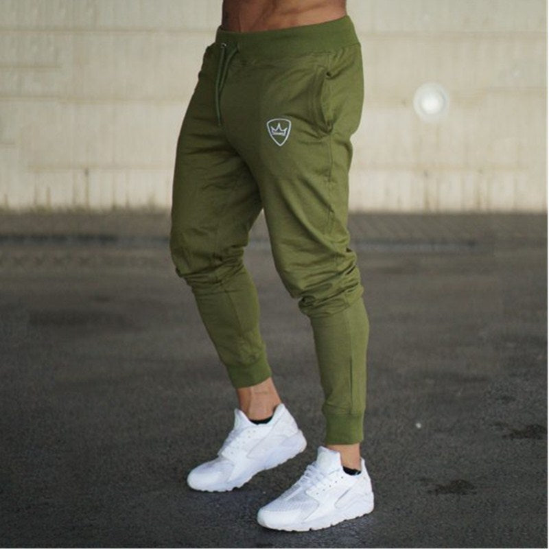 Sporty men's jogger pants with elastic waist and stylish fit Lune London
