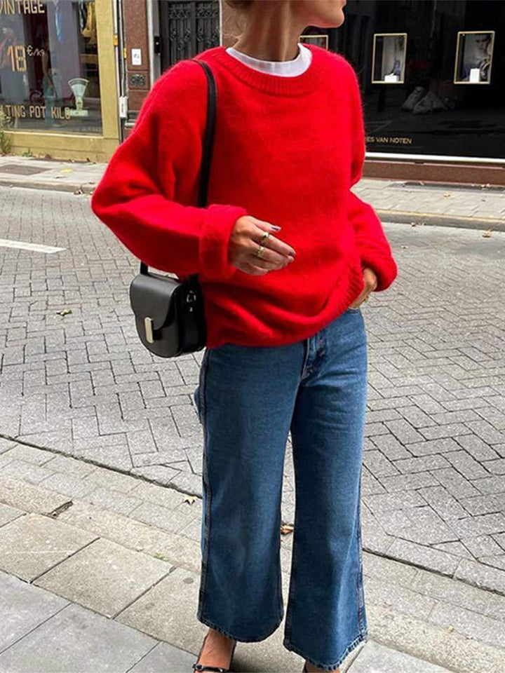 Relaxed knit sweater for women with a casual fit and soft materials Lune London