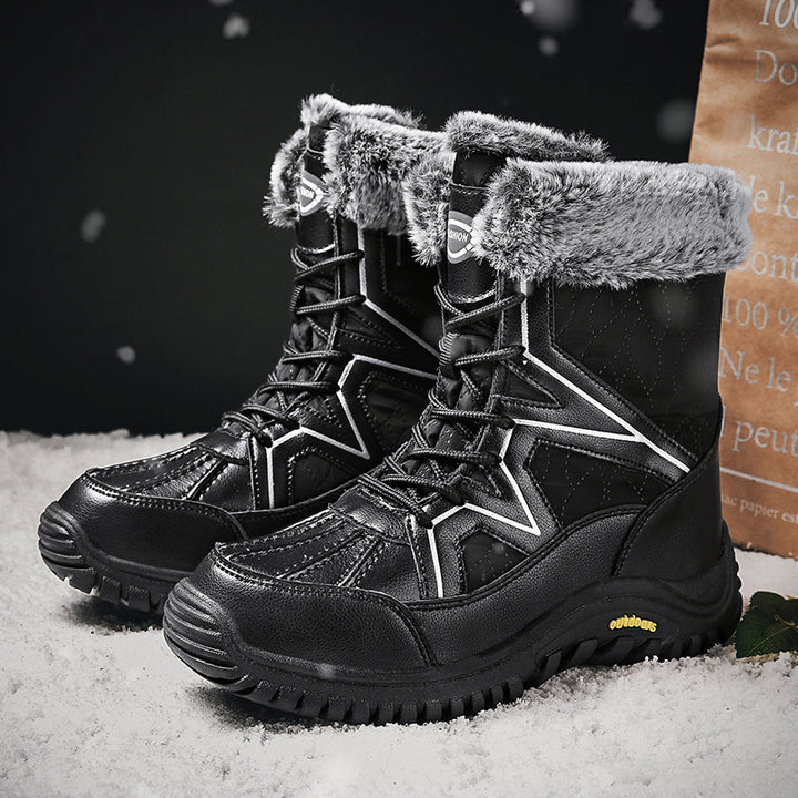 Women's waterproof winter boots with insulated lining and non-slip sole Lune London