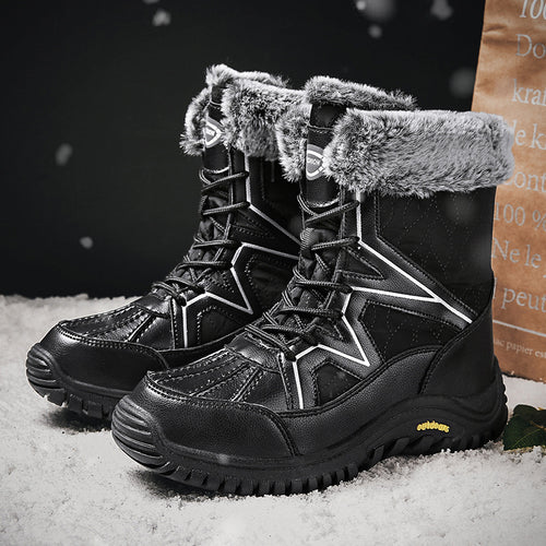 Women's waterproof winter boots with insulated lining and non-slip sole Lune London
