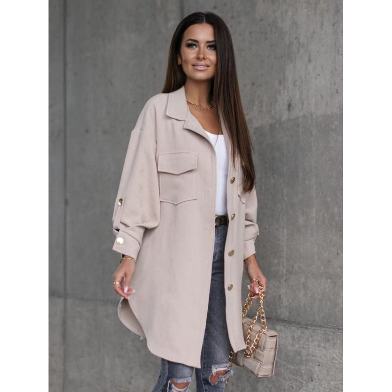Veste utility femme avec fermeture à bouton et poches Chic & Stil