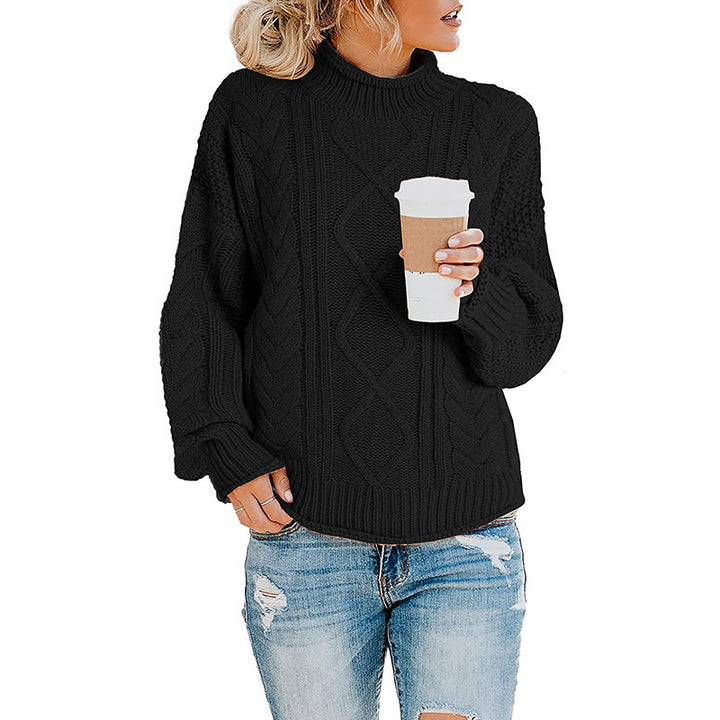 Thick Cable Knit Sweater for Women Lune London