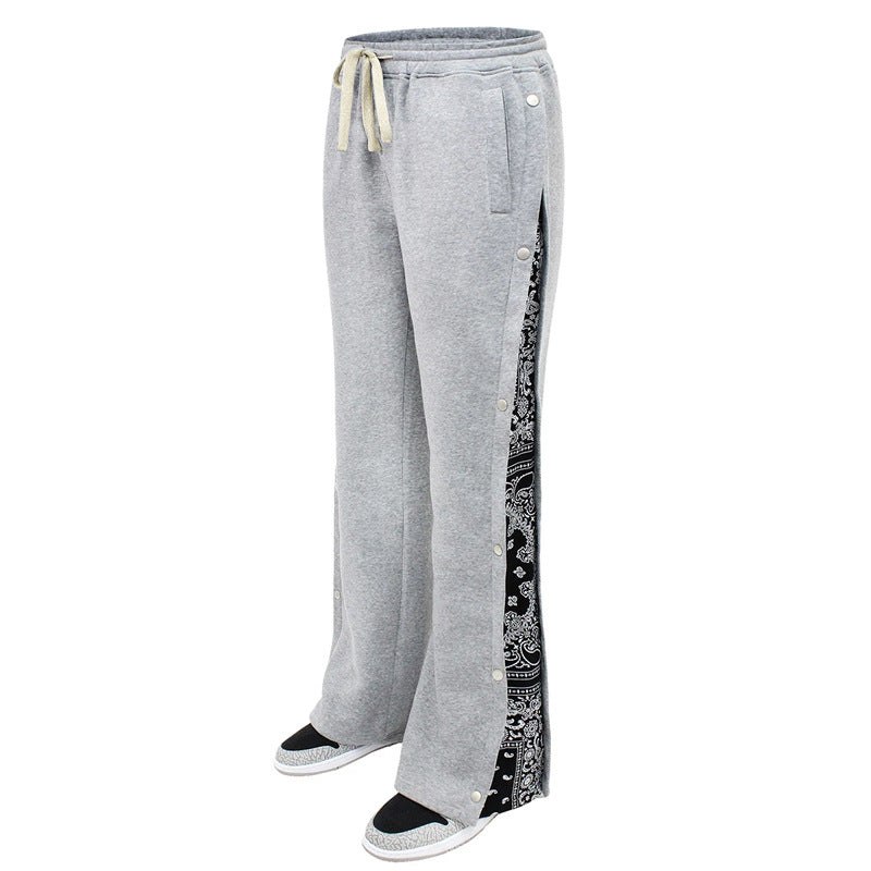 Lune London | Men's casual sports pants with side print design and practical pockets