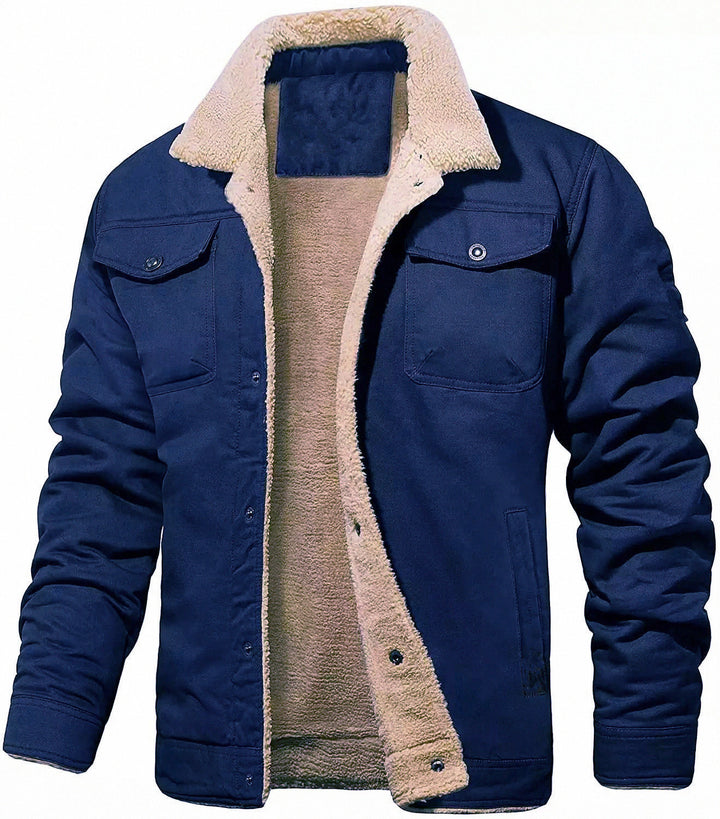 Winter jacket for men with soft plush lining Lune London
