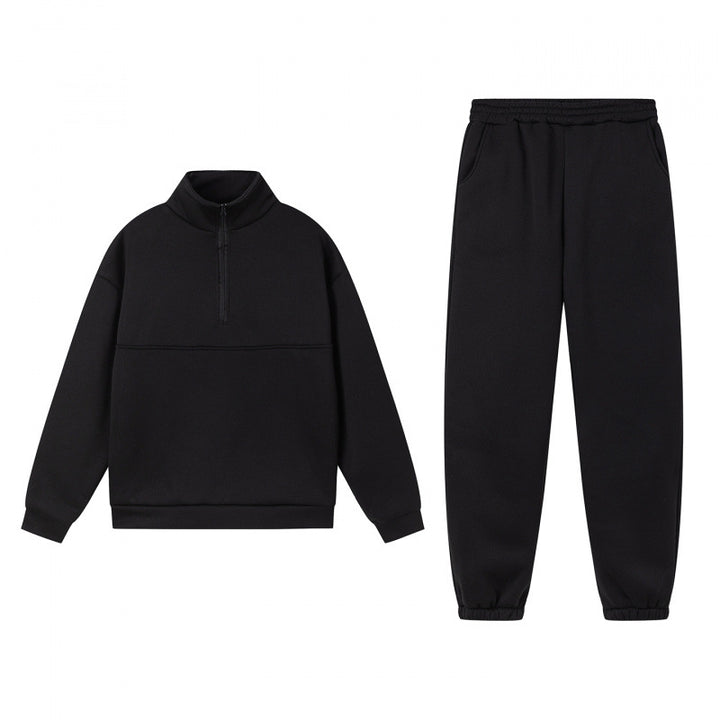 Ensemble de sweatshirts de sport pour femmes avec col montant et poignets élastiques Chic & Stil
