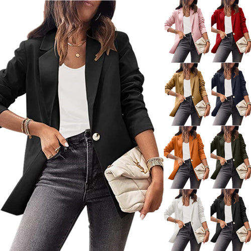 Elegant women’s jacket with original cut and discreet button details Lune London